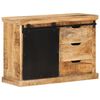 vidaXL Aparador de madera maciza de mango sin tratar 80x30x55 cm