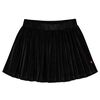 Falda plisada infantil l&uacute;rex negro 104