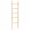 vidaXL Toallero escalera madera maciza de nogal 170 cm