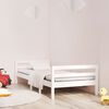 vidaXL Cama sin colch&oacute;n madera maciza de pino blanca 80x200 cm
