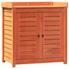 vidaXL Mesa plantaci&oacute;n con estantes madera pino marr&oacute;n 82,5x50x86,5 cm