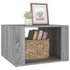 vidaXL Mesita de noche madera contrachapada gris Sonoma 57x55x36 cm