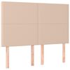 vidaXL Cabecero Capuchino 144x5x118/128 cm Piel Sint&eacute;tica
