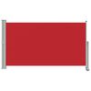vidaXL Toldo lateral retr&aacute;ctil de patio rojo 140x300 cm