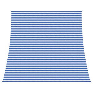 vidaXL Toldo Vela Azul y Blanco 4 / 5 x 4 m HDPE