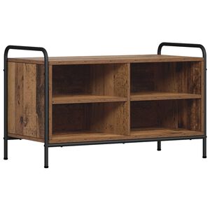 vidaXL Mueble de TV 140 x 39,5 x 50 cm Madera envejecida