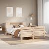 vidaXL Estructura de cama sin colch&oacute;n madera maciza de pino 160x200 cm