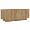 vidaXL Mueble de TV luces LED madera roble artisan 180x35x40 cm