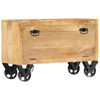 vidaXL Zapatero madera maciza de mango 86x35x55 cm