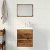 vidaXL Gabinete de Lavabo para Baño Madera Vieja 41 x 38,5 x 45 cm