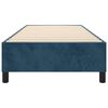vidaXL Estructura de cama con somier terciopelo azul oscuro 80x200 cm