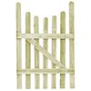 vidaXL Puerta de valla de madera de pino impregnada 100x150 cm
