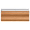 vidaXL Arriate elevado 195 x 100 x 68 cm Acero Galvanizado