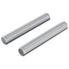 vidaXL Varilla Roscada 2 uds. Plateado 8 x 55 mm Acero