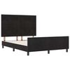 vidaXL Cama tipo Box Spring con cabecera Negro 140 x 190 cm Terciopelo