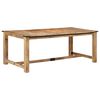 vidaXL Mesa de comedor madera maciza de mango 200x100x75 cm