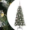 vidaXL &Aacute;rbol de Navidad artificial Verde 120 cm PVC, Pl&aacute;stico y Acero
