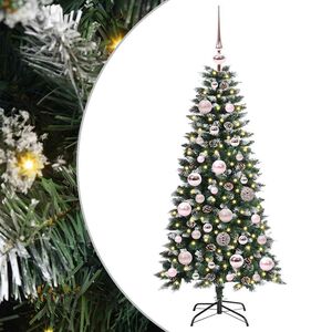 vidaXL &Aacute;rbol de Navidad artificial Verde 120 cm PVC, Pl&aacute;stico y Acero