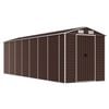 vidaXL Caseta de jard&iacute;n marr&oacute;n 191x640x198 cm acero galvanizado