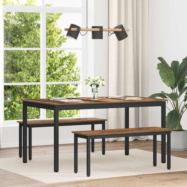 vidaXL Mesas de comedor METAL