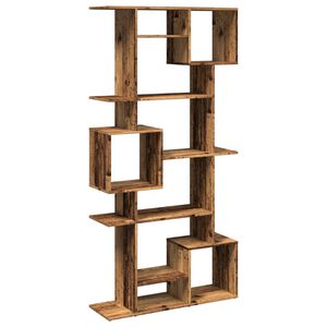vidaXL Estanter&iacute;a de madera de ingenier&iacute;a envejecida 92x29x188 cm