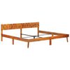 vidaXL Estructura de cama sin colch&oacute;n madera maciza 200x200 cm