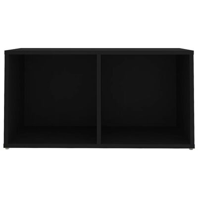 vidaXL Mueble para TV madera contrachapada negro 72x35x36,5 cm