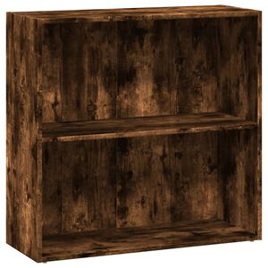 vidaXL Estanter&iacute;a madera de ingenier&iacute;a roble ahumado 80x30x77 cm
