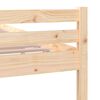 vidaXL Estructura de cama sin colchón madera maciza 200x200 cm