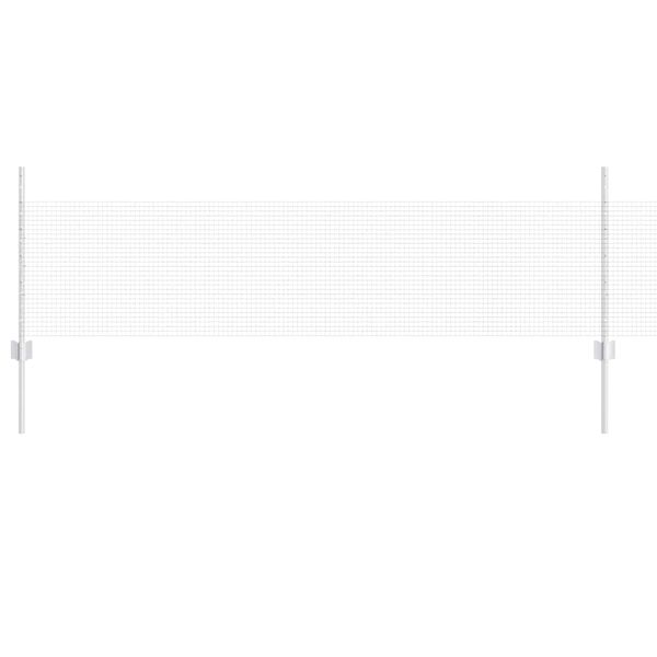 vidaXL Valla con Poste Plateado 0,5 x 100 m Acero