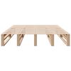 vidaXL Estructura de cama sin colch&oacute;n madera maciza de pino 160x200 cm