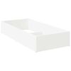 vidaXL Marco de cama para somier articulado Blanco 100 x 200 cm
