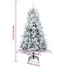vidaXL &Aacute;rbol de Navidad artificial con ramas articuladas 120 cm