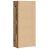 vidaXL Aparador alto 2 pcs Madera vieja 80 x 42 x 185 cm