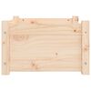 vidaXL Cama para perros 55,5x45,5x28 cm de madera maciza de pino