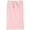 Falda recta infantil con rayas rosa 116