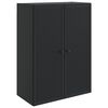 vidaXL Armario de pared Negro 66 x 34,5 x 90 cm Madera de ingenier&iacute;a