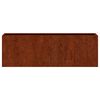 vidaXL Jardineras de pared 2 uds acero corten oxidado 53x10x17 cm