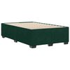 vidaXL Estructura cama sin colch&oacute;n terciopelo verde oscuro 120x190cm