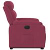 vidaXL Sill&oacute;n el&eacute;ctrico reclinable elevable de terciopelo rojo tinto