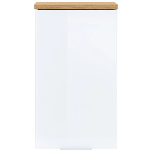 Germania Armario de pared para ba&ntilde;o GW-Pescara blanco Navarra y roble