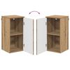 vidaXL Gabinete de Ba&ntilde;o con puerta Roble artesanal 30 x 31,5 x 61 cm