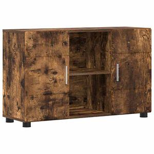 vidaXL Aparador FLORIN 88,5 x 30,5 x 55,5 cm Roble ahumado