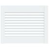 vidaXL Puerta de armario de lamas madera pino blanco 39,5x49,4 cm