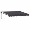 vidaXL Toldo Retr&aacute;ctil El&eacute;ctrico Antracita 3,5 x 2,5 m
