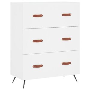 vidaXL C&oacute;moda madera de ingenier&iacute;a blanco 69,5x34x90 cm