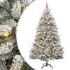 vidaXL &Aacute;rbol de Navidad artificial Verde y 270 cm PVC y Metal