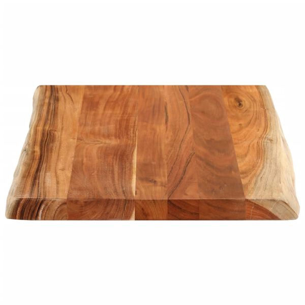 vidaXL Tablero de mesa rectangular borde natural acacia 90x60x3,8 cm