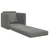 vidaXL Sof&aacute; cama 60cm Gris oscuro Terciopelo