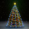 vidaXL Red de luces de &aacute;rbol de Navidad 180 LEDs azul 180 cm